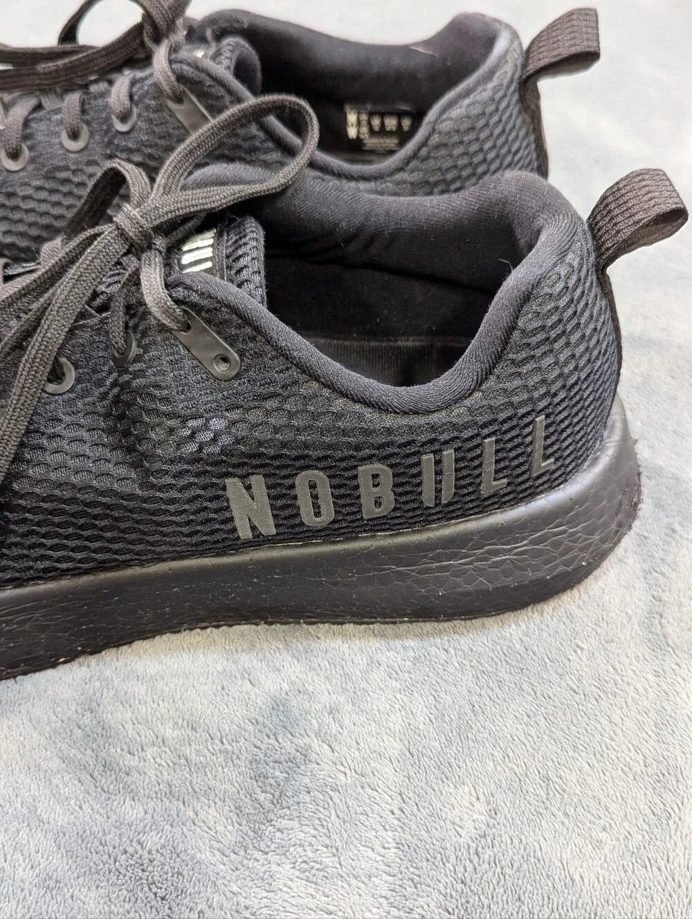 NOBULL Superfabric Crossfit Trainer Triple Black Sneakers Men’s Sz 13 Women 14.5